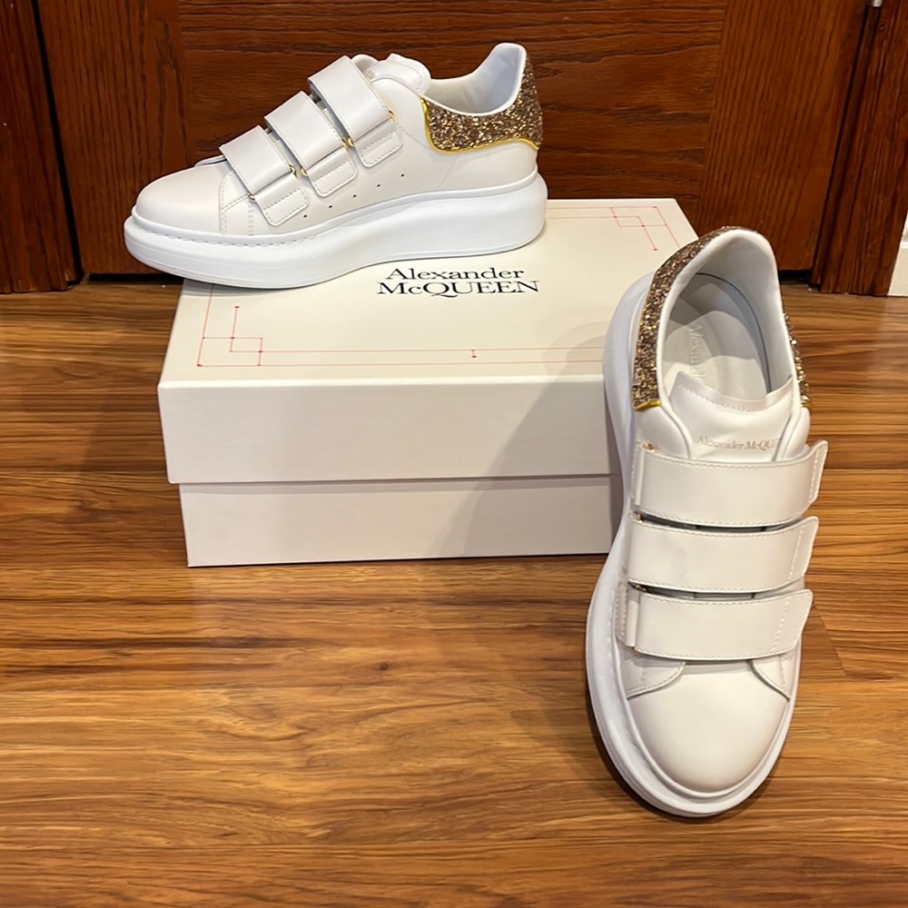 Alexander McQueen Oversized Triple Strap Sneakers